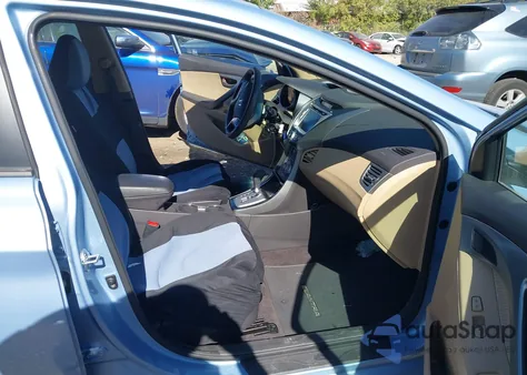 2011 Hyundai Elantra Gls (Ulsan Plant) from USA, damaged, VIN KMHDH4AE7BU120820